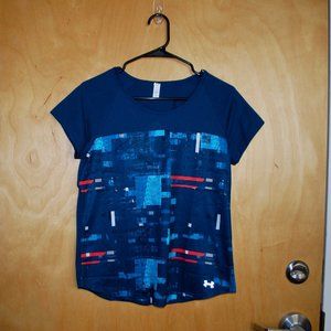 NWOT Under Armour Small Teal Green Running Top